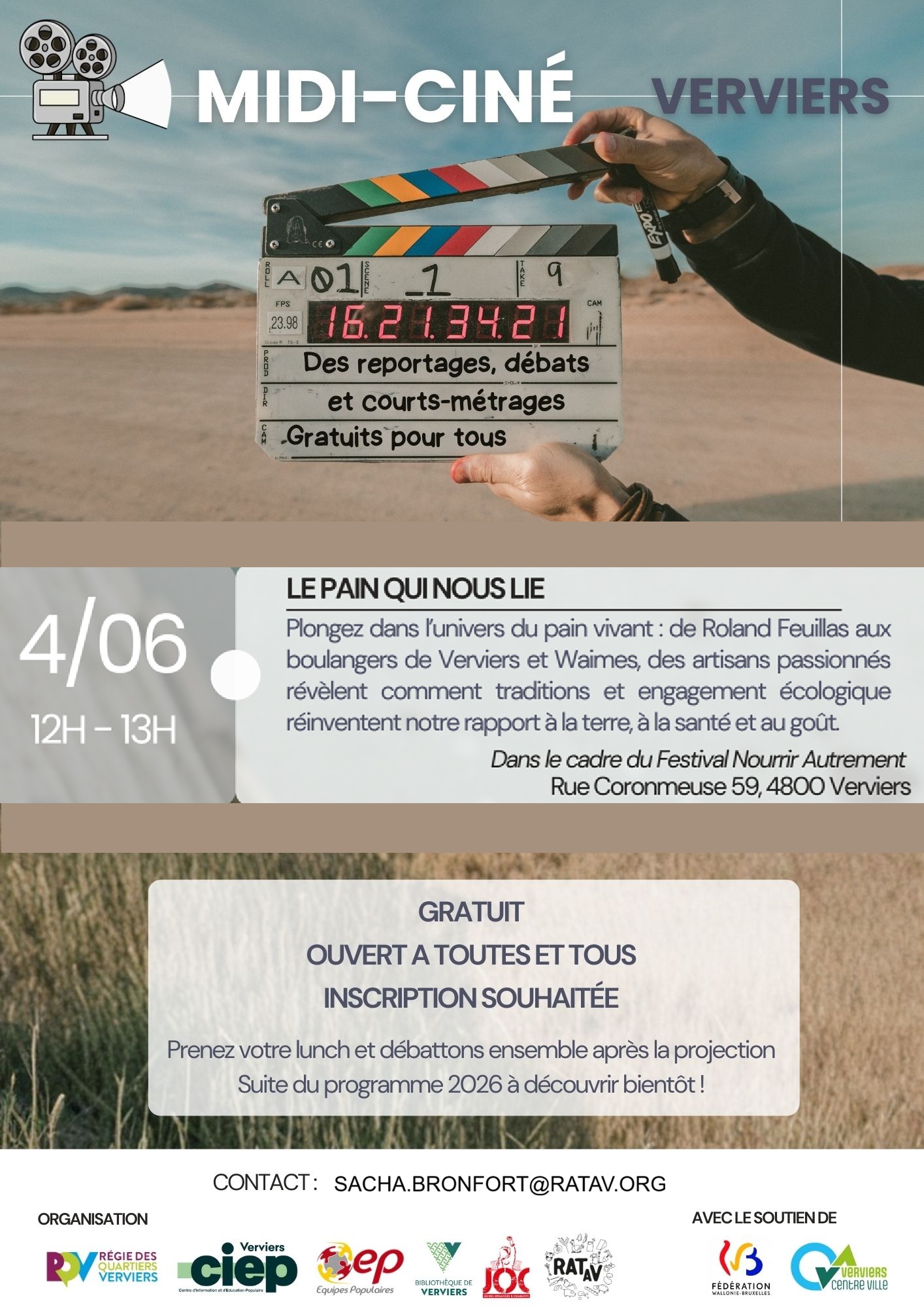 Midi-ciné : Le pain qui nous lie