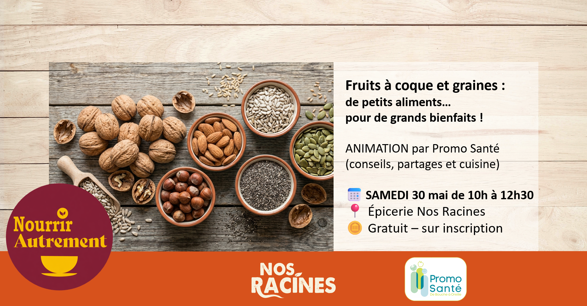 Fruits à coque et graines : de petits aliments… pour de grands bienfaits !
