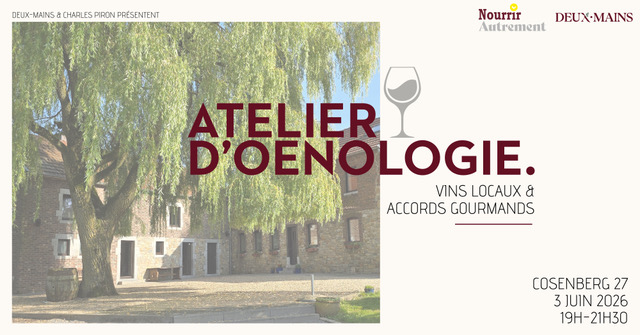 Atelier d’œnologie : vins locaux & accords gourmands